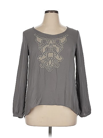 Xhilaration Long Sleeve Blouse (view 1)