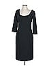 David Meister Solid Black Cocktail Dress Size 10 - photo 1