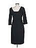 David Meister Solid Black Cocktail Dress Size 10 - photo 2