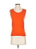 August Silk Orange Sweater Vest Size XS - photo 1