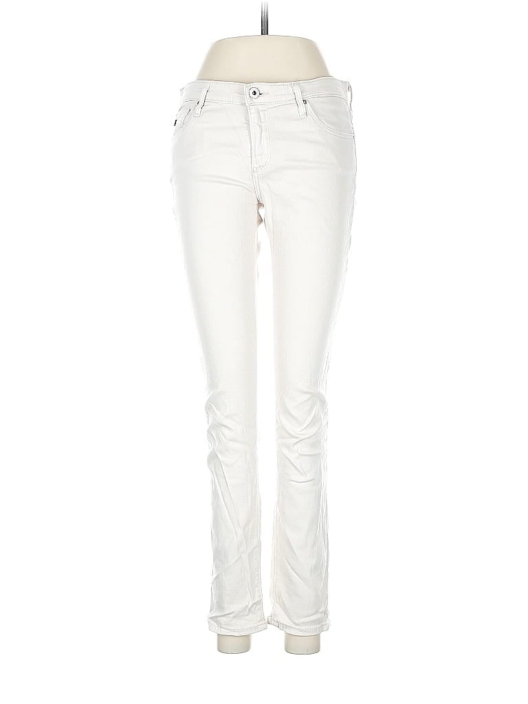 Pre-owned Adriano Goldschmied Jeans In White