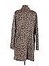 Mystree Animal Print Tan Coat Size S - photo 2