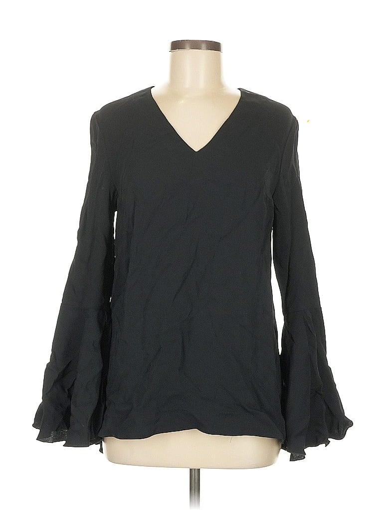 Les Copains Black Long Sleeve Blouse Size EU 40 / US 10 - photo 1