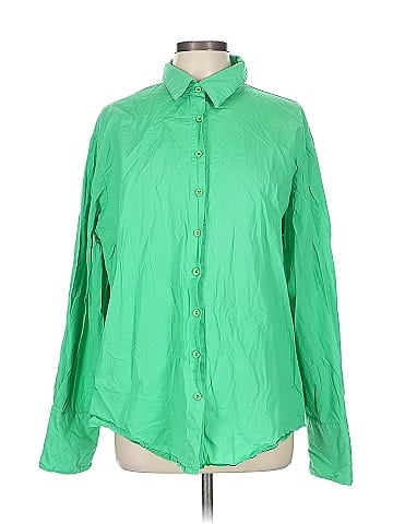 White Fox Long Sleeve Button-Down Shirt (view 1)