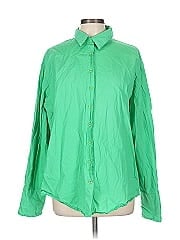 White Fox Long Sleeve Button Down Shirt