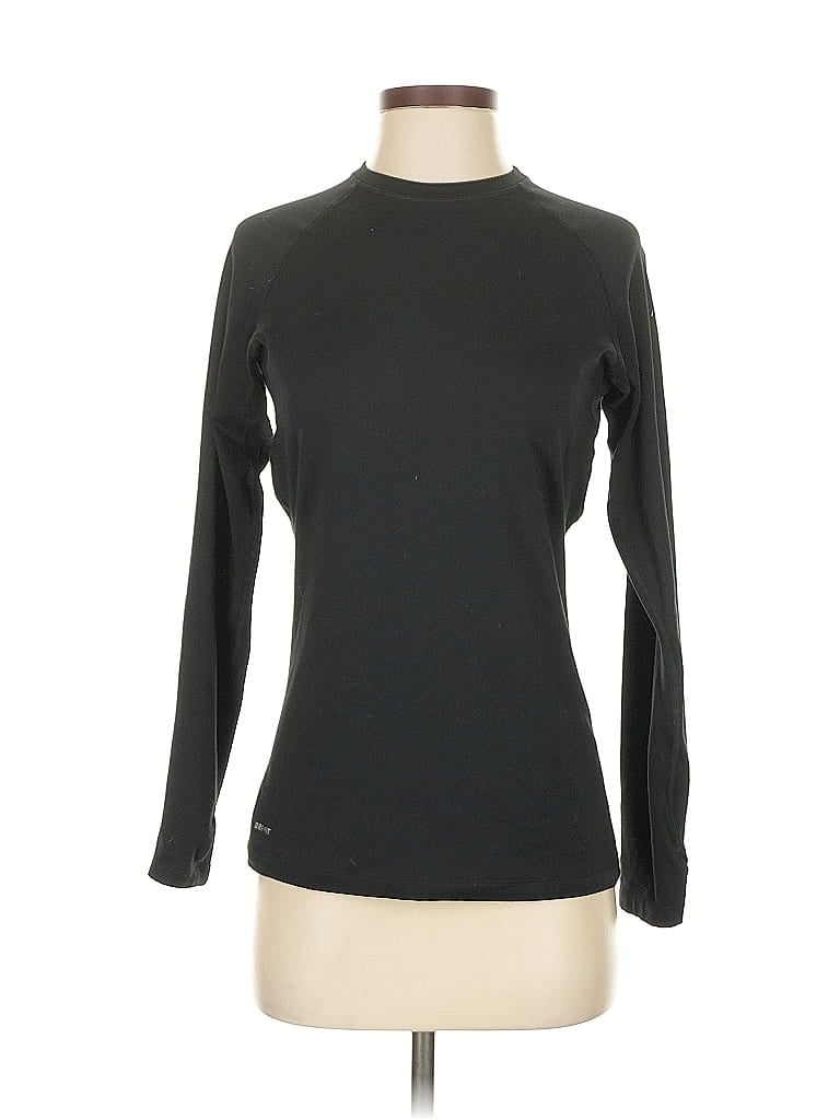 Pre-owned Nike Long Sleeve T-shirt In Black