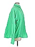 White Fox 100% Cotton Solid Green Long Sleeve Button-Down Shirt Size L - photo 4