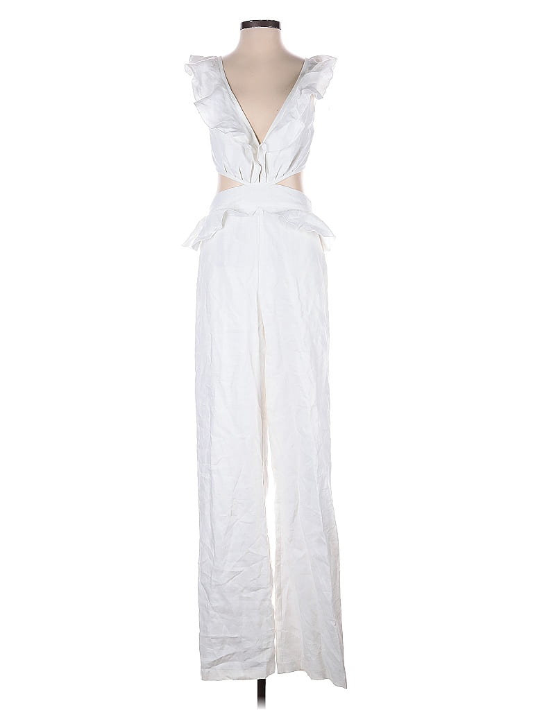 Click to view more detailed imagery on our partner's website Pre-owned Karina Grimaldi Jumpsuit In White