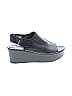 Stuart Weitzman Black Wedges Size 7 1/2 - photo 1