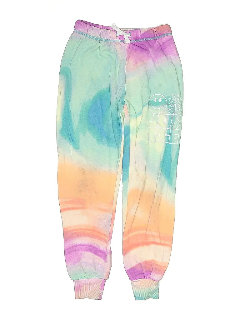Justice Tie-dye Green Sweatpants Size 7 (big kids) - photo 1