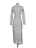 All in Favor Gray Casual Dress Size XS - photo 2