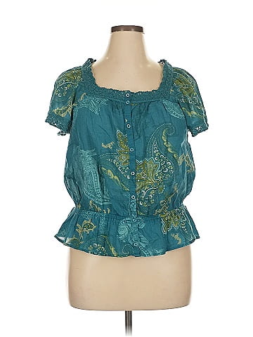 SONOMA life + style Short Sleeve Blouse (view 1)