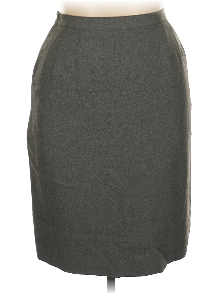 Pre-owned Unbranded Casual Skirt In Gray