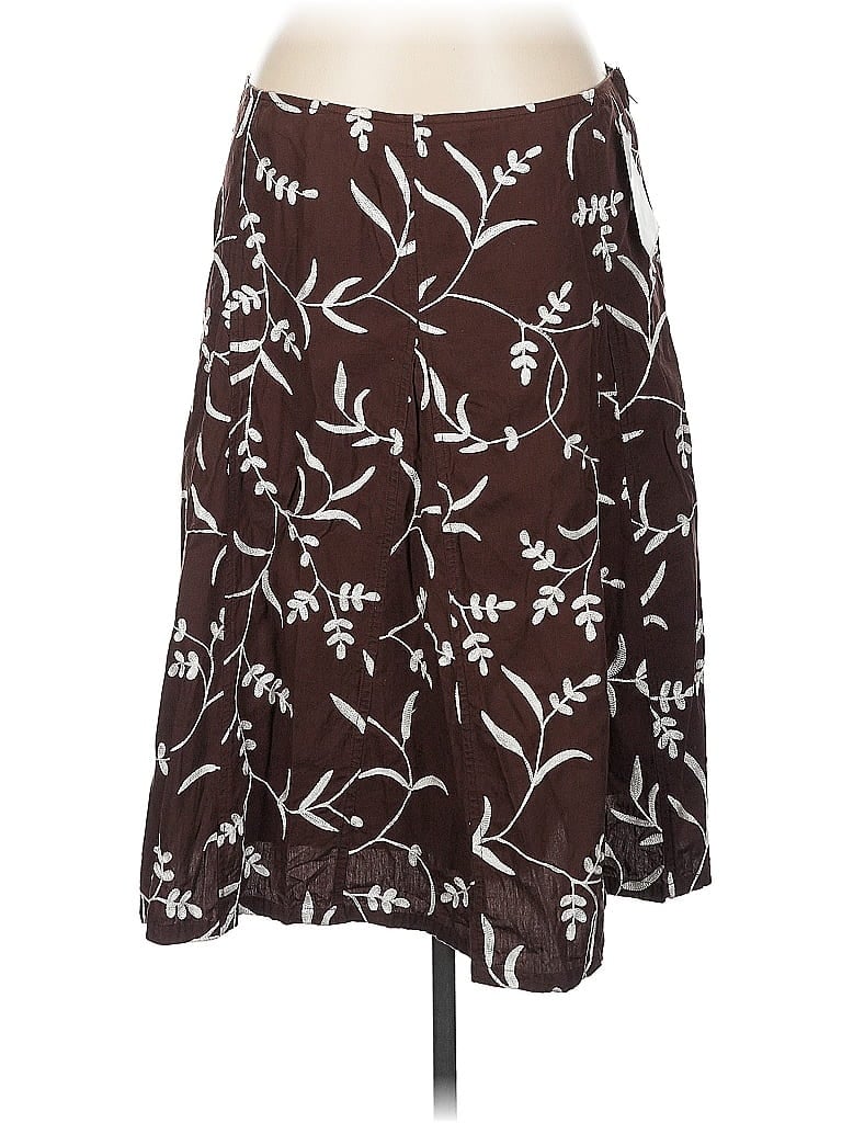 Pre-owned Jones New York Sport Casual Skirt In Brown