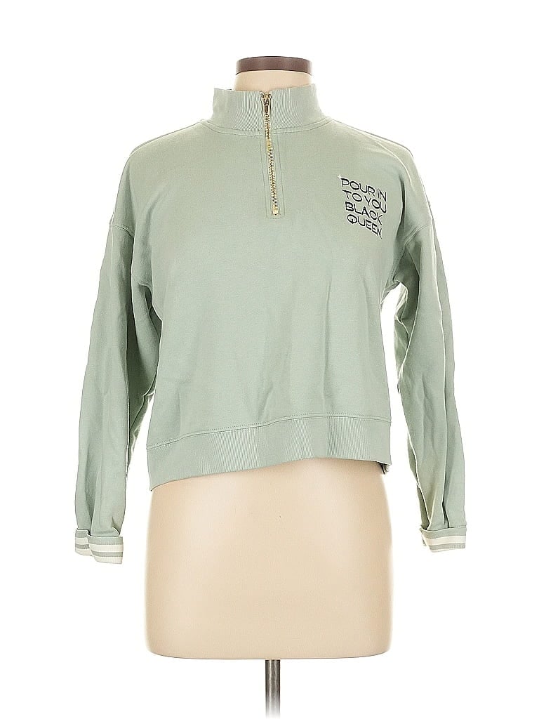 Pre-owned Assorted Brands Sweatshirt In Green