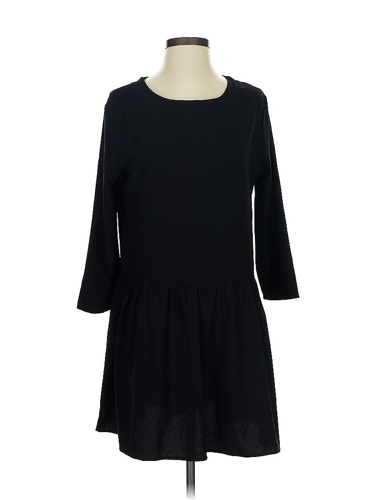 Pre-owned Boohoo Casual Dress In Black