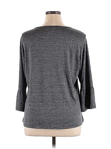 Christopher & Banks 3/4 Sleeve T-Shirt (view 2)