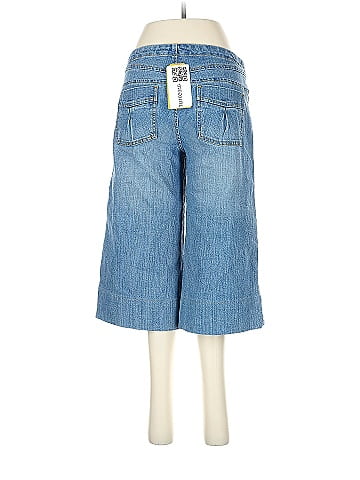Rave R4R Blue Low-Waisted Y2K Denim Shorts (view 2)