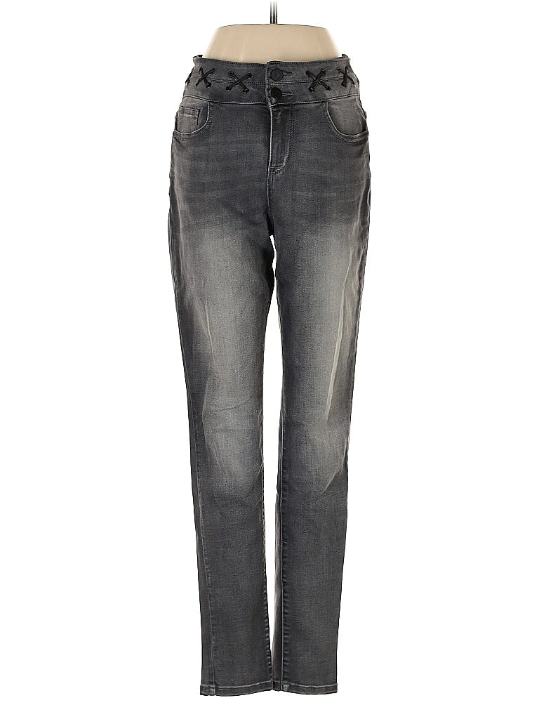 Soho JEANS NEW YORK & COMPANY Gray Jeans Size 4 - photo 1