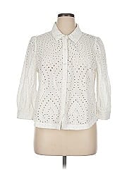 Evereve 3/4 Sleeve Button Down Shirt