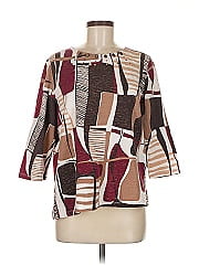 Alfred Dunner 3/4 Sleeve Blouse