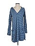 Coolibar Stripes Blue Casual Dress Size S - photo 1