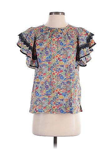 Liberty Art Fabrics for J.Crew Short Sleeve Blouse (view 1)