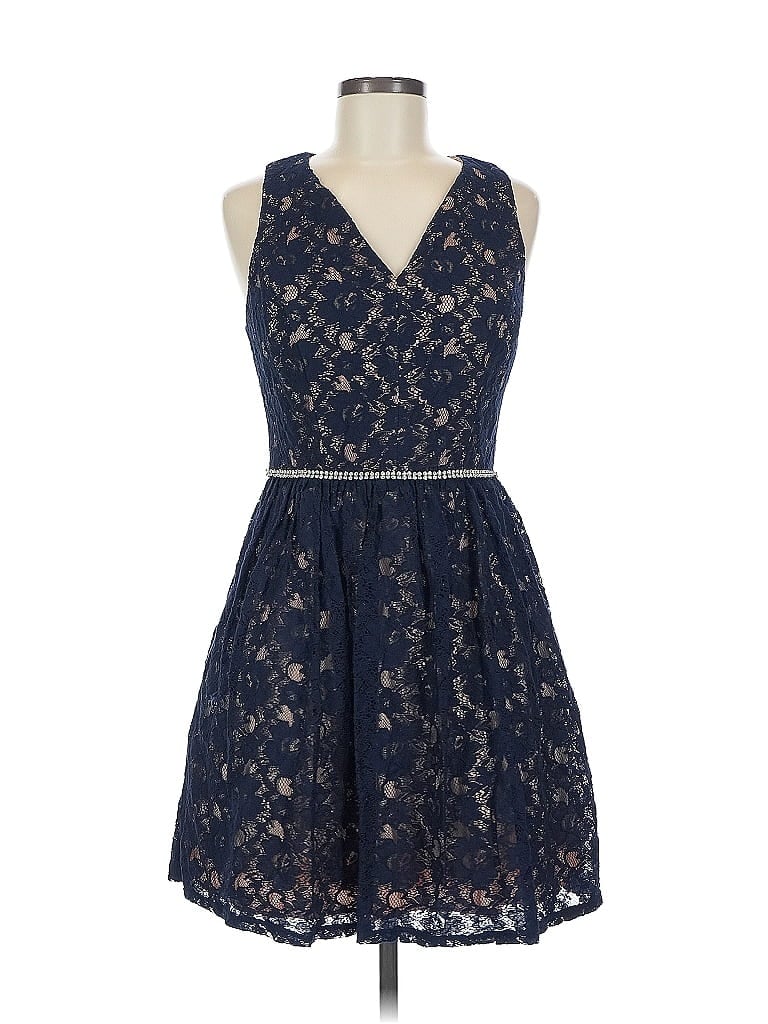 Pre-owned City Triangles Cocktail Dress In Blue