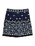 Ann Taylor LOFT 100% Polyester Argyle Blue Casual Skirt Size 2 - photo 1