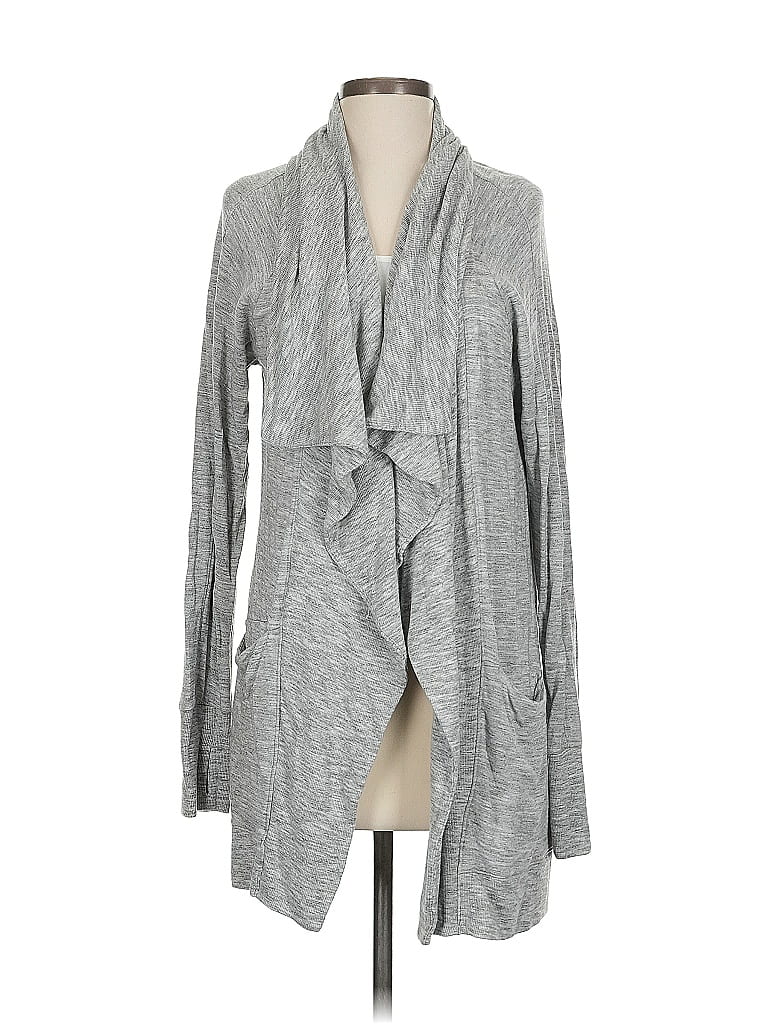 Click to view more detailed imagery on our partner's website Pre-owned Athleta Cardigan Sweater In Gray