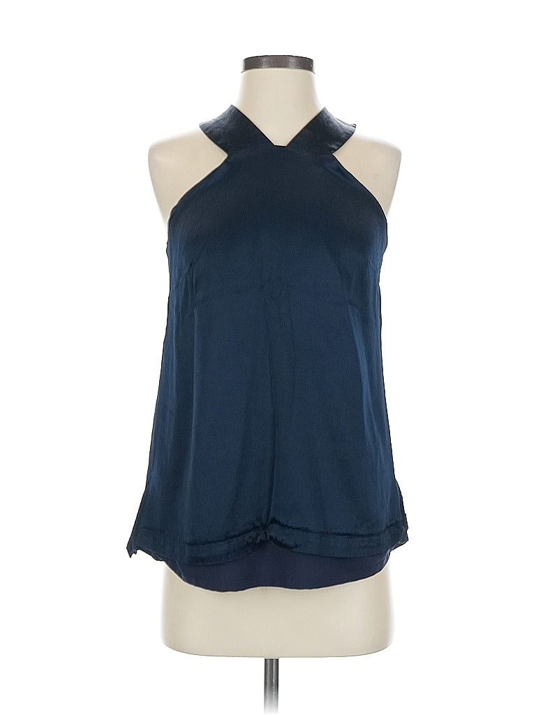 Pre-owned Banana Republic Sleeveless Blouse In Blue