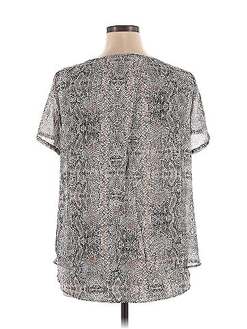 Dana Buchman Short Sleeve Blouse (view 2)