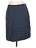 Worth Chevron-herringbone Blue Formal Skirt Size 4 - photo 1