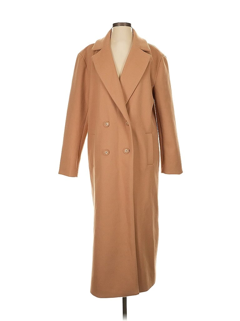 BB Dakota by Steve Madden 100% Polyester Tan Coat Size S - photo 1