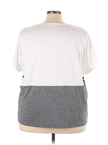 Shein Curve Short Sleeve T-Shirt (view 2)