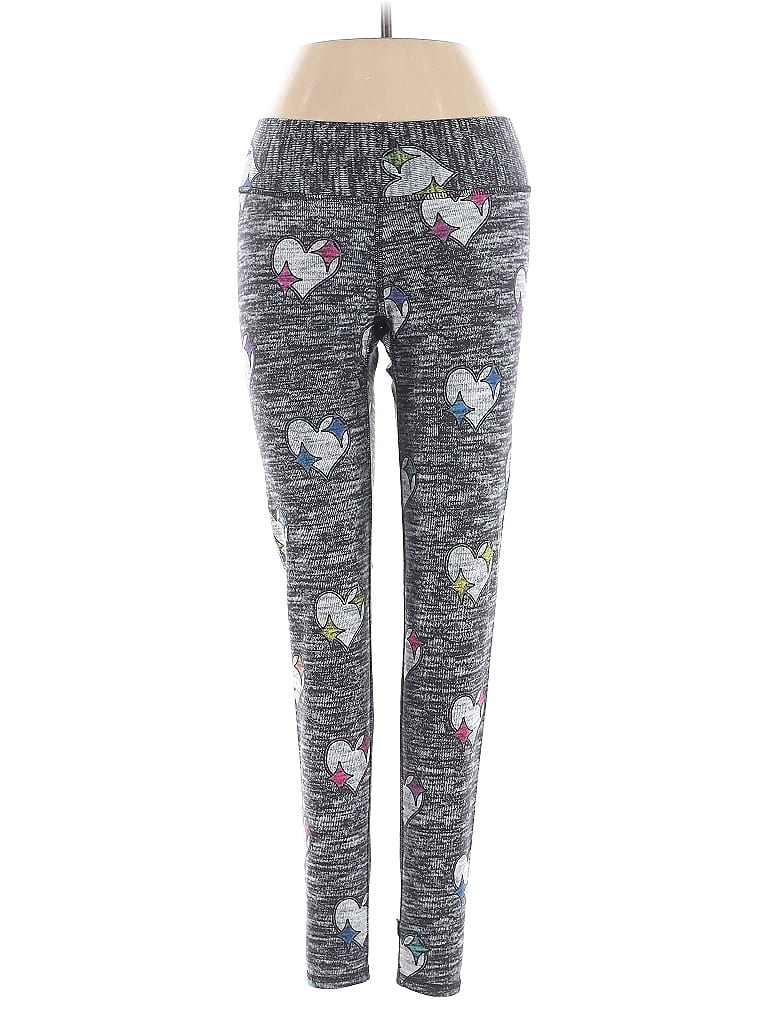 Terez Hearts Gray Active Pants Size S - photo 1