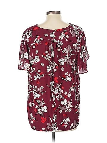 Liz Claiborne Short Sleeve Blouse (view 2)