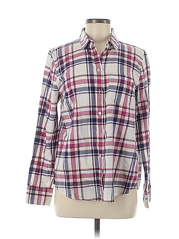 J.Crew Factory Store Long Sleeve Button-Down Shirt (view 1)