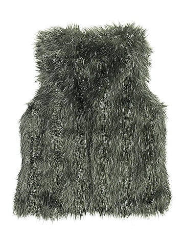 Justice Faux Fur Vest (view 2)