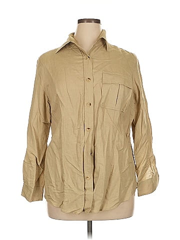Ashley Stewart Long Sleeve Button-Down Shirt (view 1)