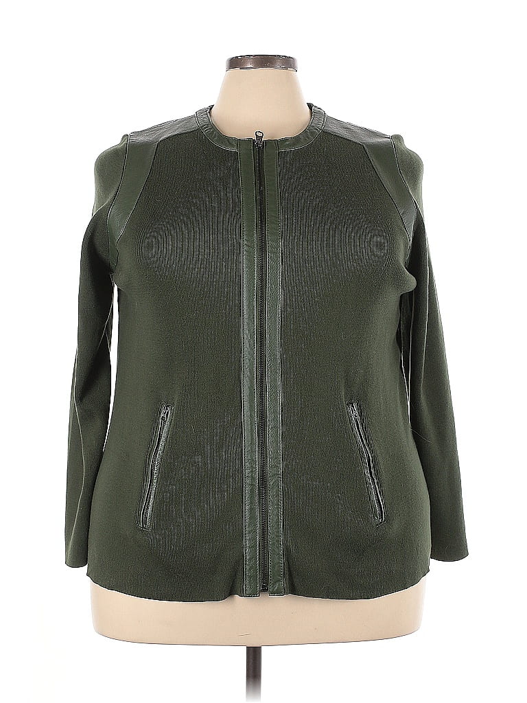 Jessica London Green Jacket Size 22 - photo 1
