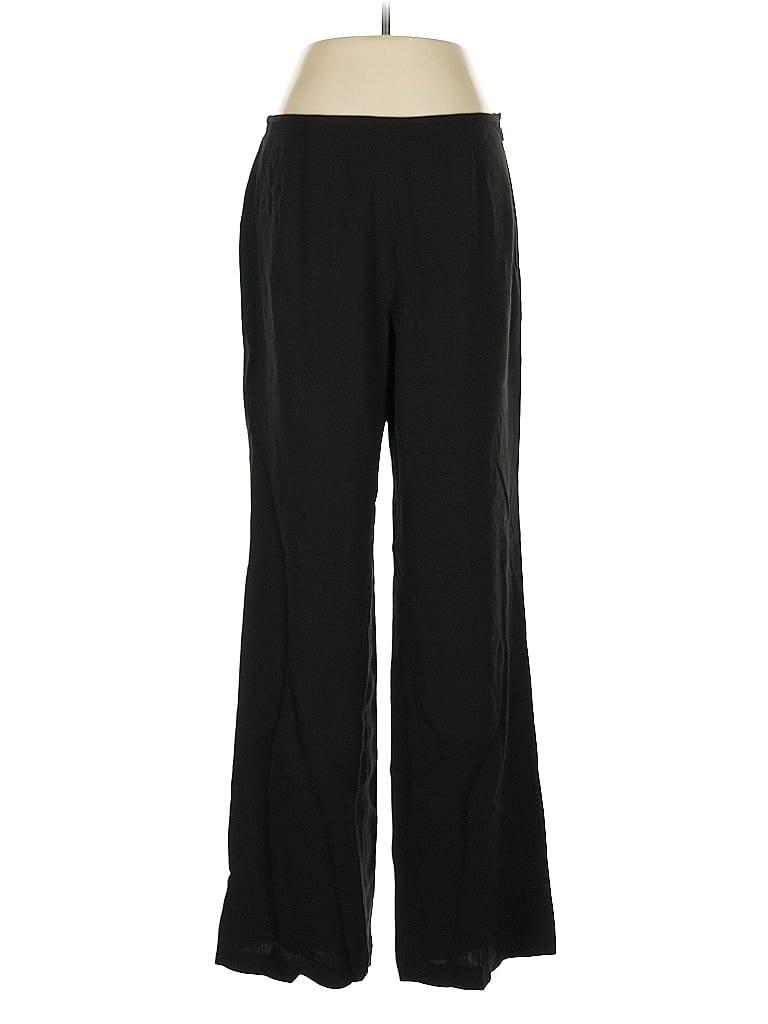 Armani Collezioni Solid Black Dress Pants Size 8 - photo 1