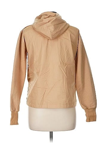 Odlo Tan Hooded Jacket with Ribbed Cuffs (view 2)
