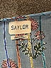 Saylor Paisley Blue Cocktail Dress Size L - photo 3
