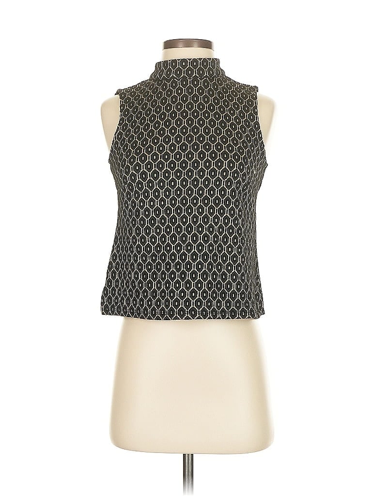 Pre-owned Vince Camuto Tank Top Black Turtleneck Tops