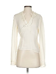 Moda International Long Sleeve Silk Top