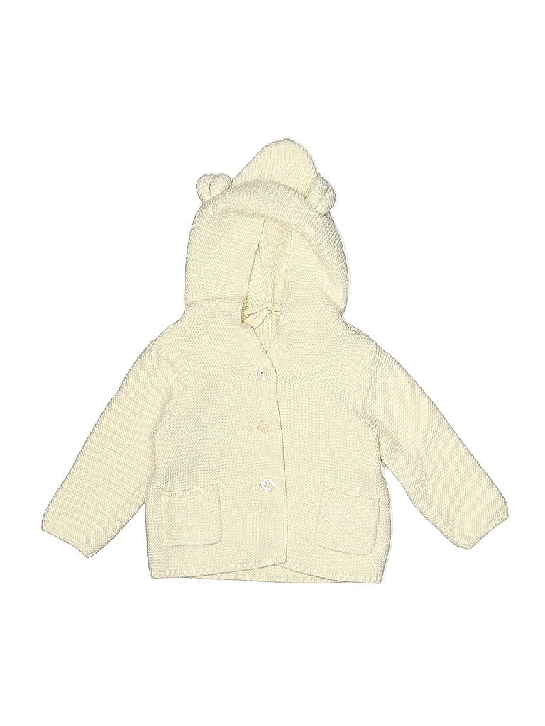 Click to view more detailed imagery on our partner's website Pre-owned Baby Gap Babies' Zip Up Hoodie In White