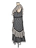 Tanya Taylor Houndstooth Gray Cocktail Dress Size 10 - photo 4