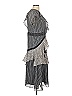 Tanya Taylor Houndstooth Gray Cocktail Dress Size 10 - photo 3