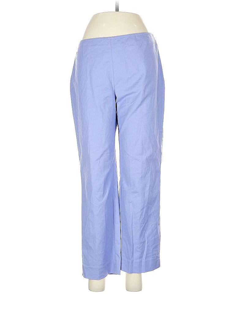St. John Color Block Blue Casual Pants Size 8 - photo 1